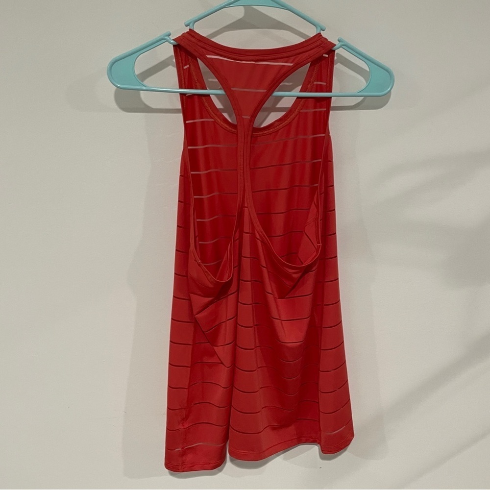 Athleta Red Striped Tank Top - Picture 8 of 8
